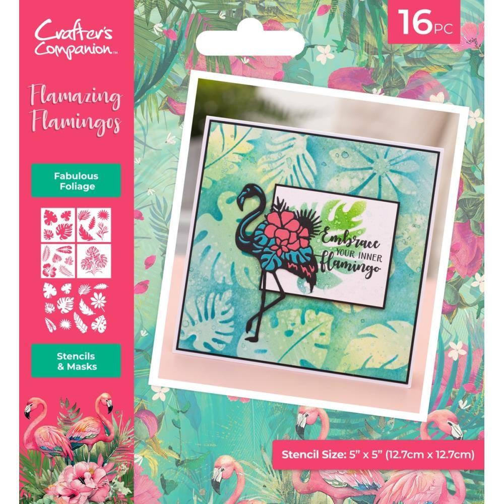 Crafter’s Companion Fabulous Foliage Stencils And Masks flfl-stenma-faf