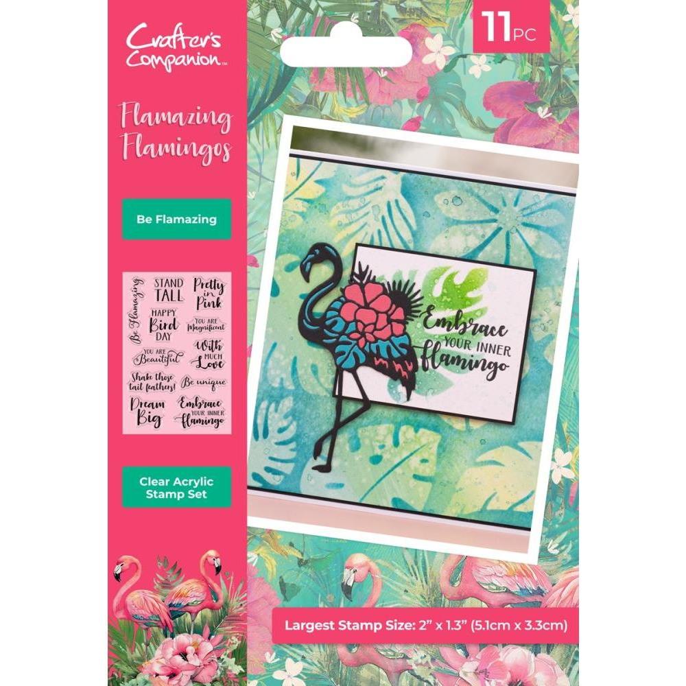 Crafter’s Companion Be Flamazing Clear Stamps flfl-ca-st-bfl