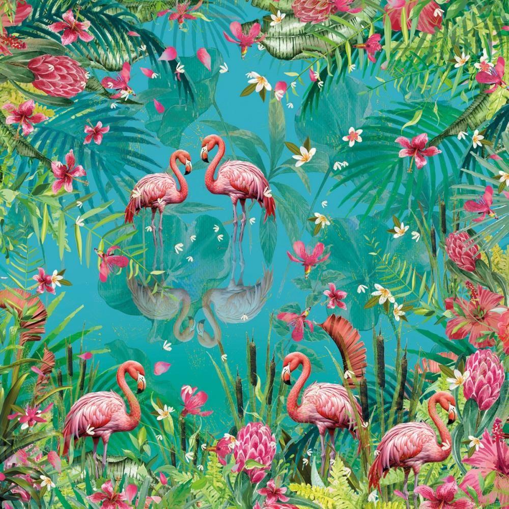 Crafter’s Companion Flamazing Flamingo 6 x 6 Paper Pad flfl-pad6 Blooming Garden