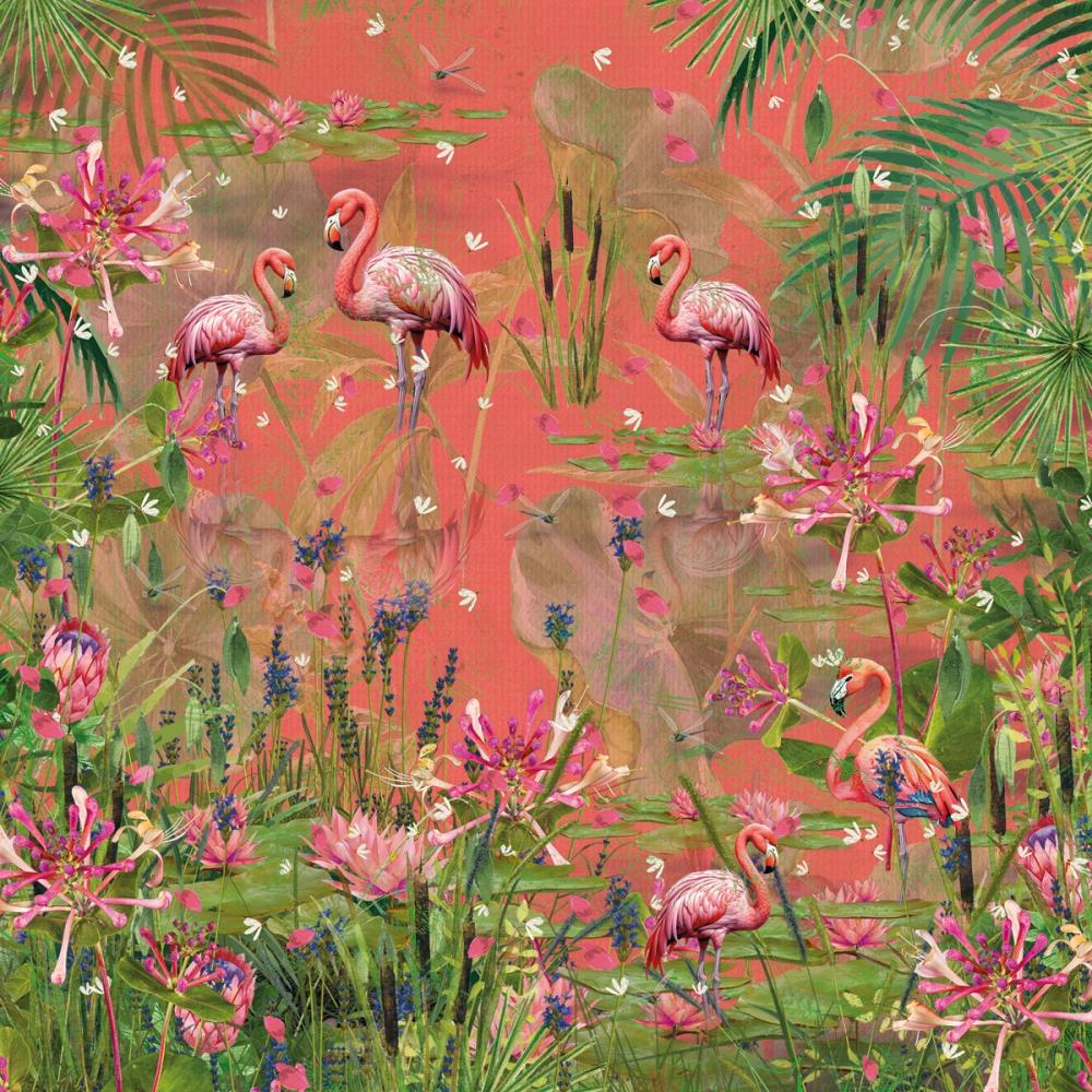 Crafter’s Companion Flamazing Flamingo 6 x 6 Paper Pad flfl-pad6 Wildflower Explosion