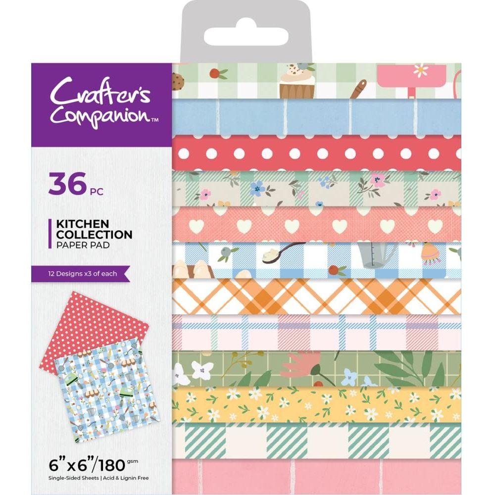 Crafter’s Companion Kitchen 6 x 6 Paper Pad cc-kc-pad6