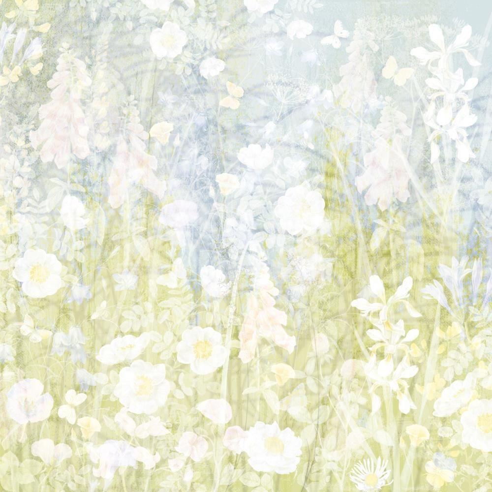 Crafter’s Companion Meadow Garden 12 x 12 Paper Pad cc-pad12-mega Faded Out Meadow