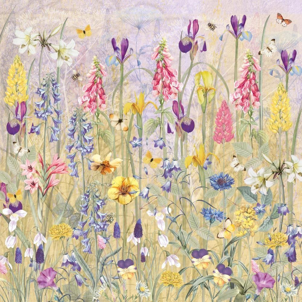 Crafter’s Companion Meadow Garden 12 x 12 Paper Pad cc-pad12-mega Insects and Butterfly Scene