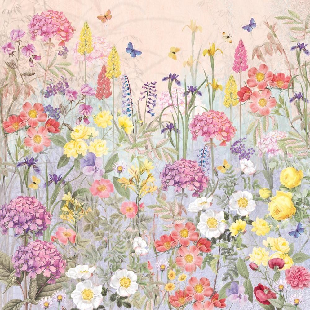 Crafter’s Companion Meadow Garden 12 x 12 Paper Pad cc-pad12-mega Morning Floral View