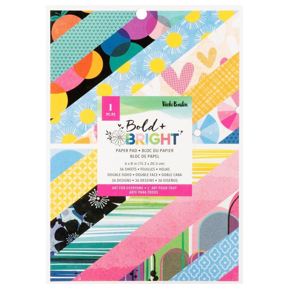 American Crafts Vicki Boutin Bold And Bright 6 x 8 Paper Pad 34026025