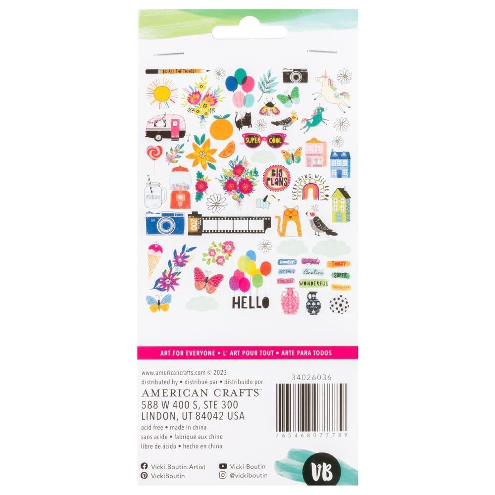 American Crafts Vicki Boutin Bold And Bright Icons Ephemera 34026036 backer