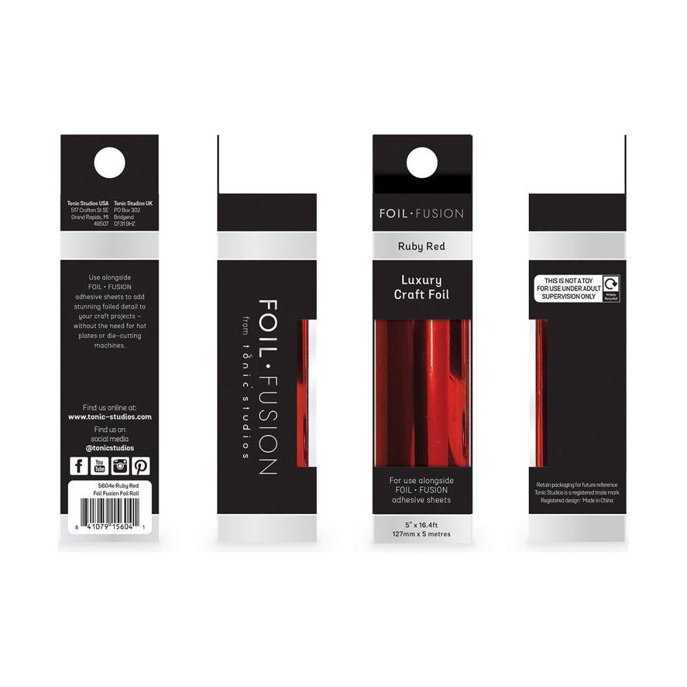 Tonic Ruby Red Luxury Craft Foil 5604e Packaging