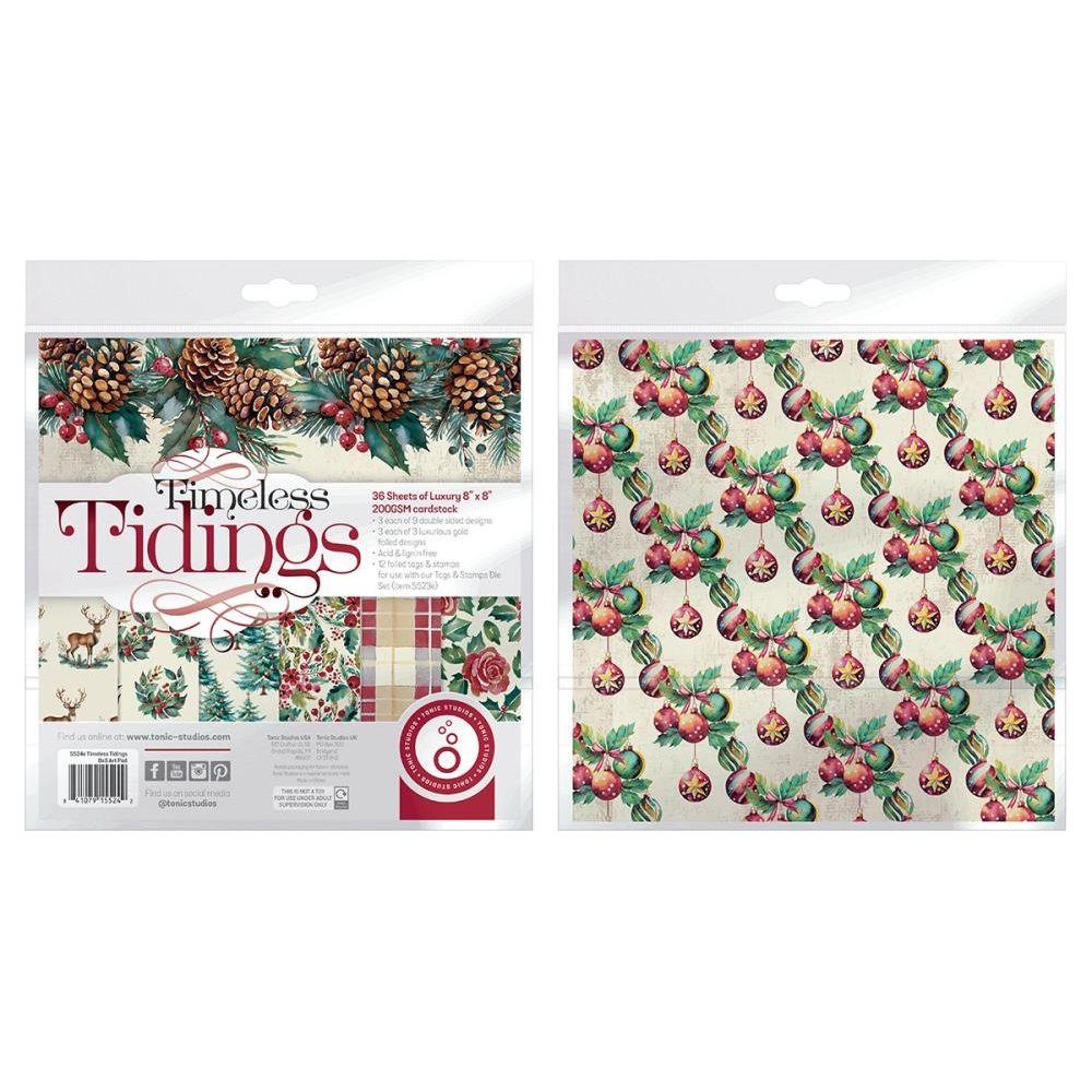 Tonic Timeless Tidings 8 x 8 Paper Pad 5524e Detailed Image