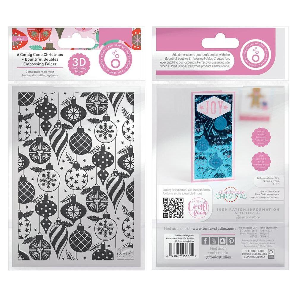 Tonic Bountiful Baubles 3D Embossing Folder 5537e Packaging