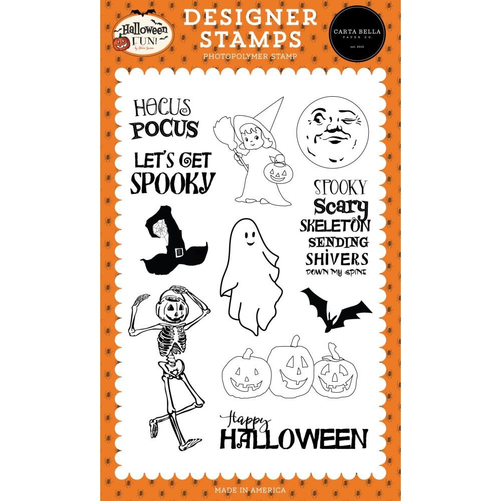 Carta Bella Spooky Scary Clear Stamps cbfun383043