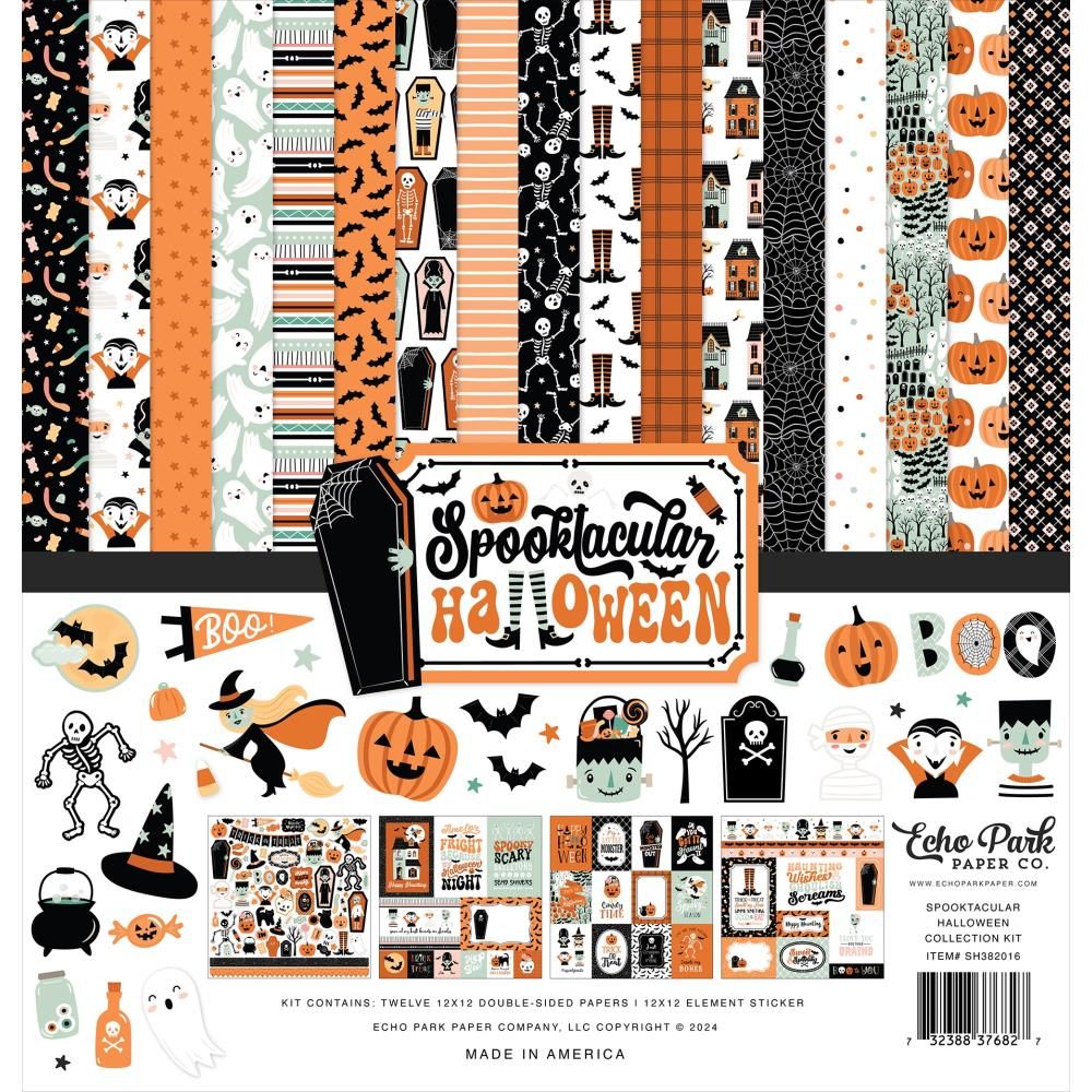 Echo Park Spooktacular Halloween 12 x 12 Collection Kit sh382016