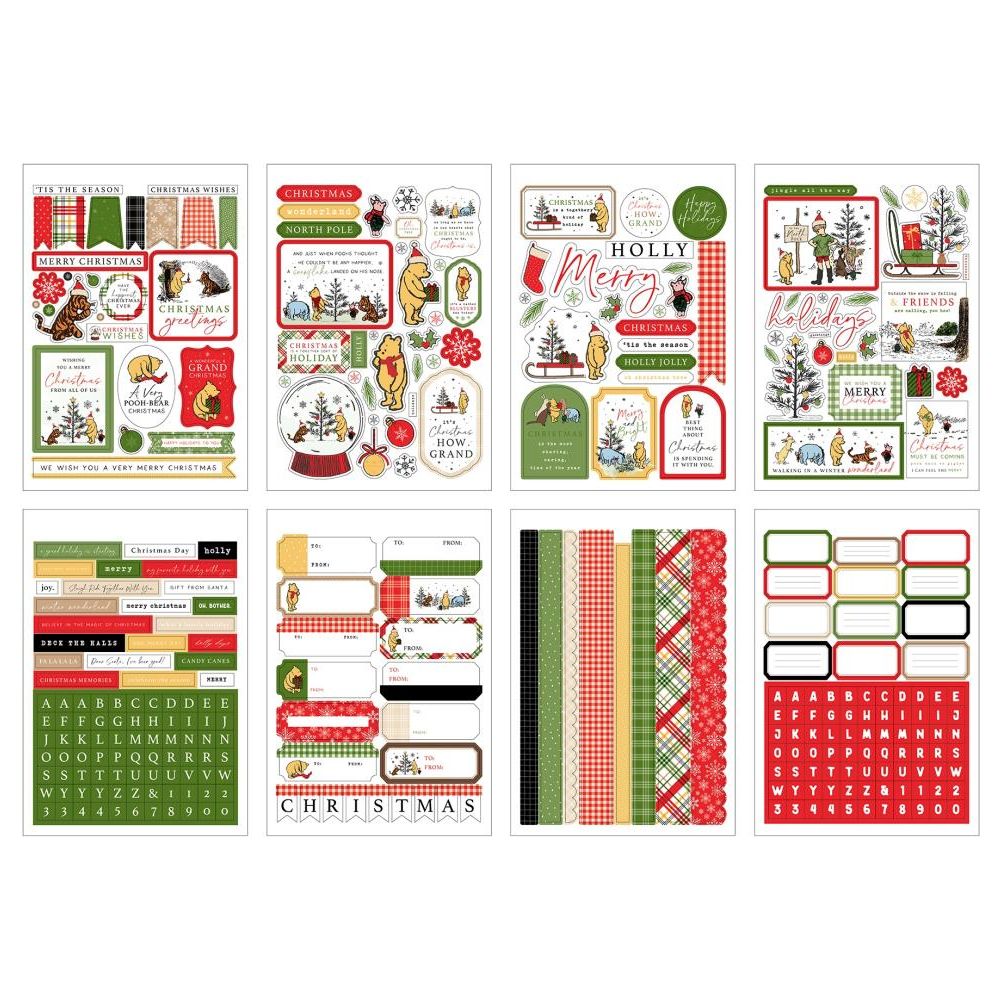 Echo Park Winnie The Pooh Christmas Sticker Book wpc386029 Detailed Product Images