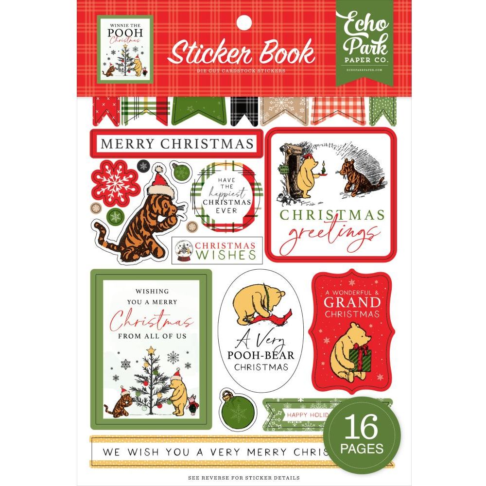 Echo Park Winnie The Pooh Christmas Sticker Book wpc386029