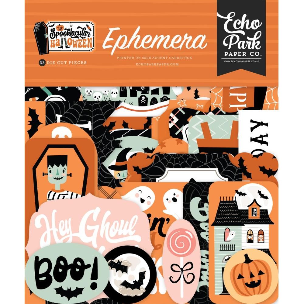 Echo Park Spooktacular Halloween Ephemera sh382024