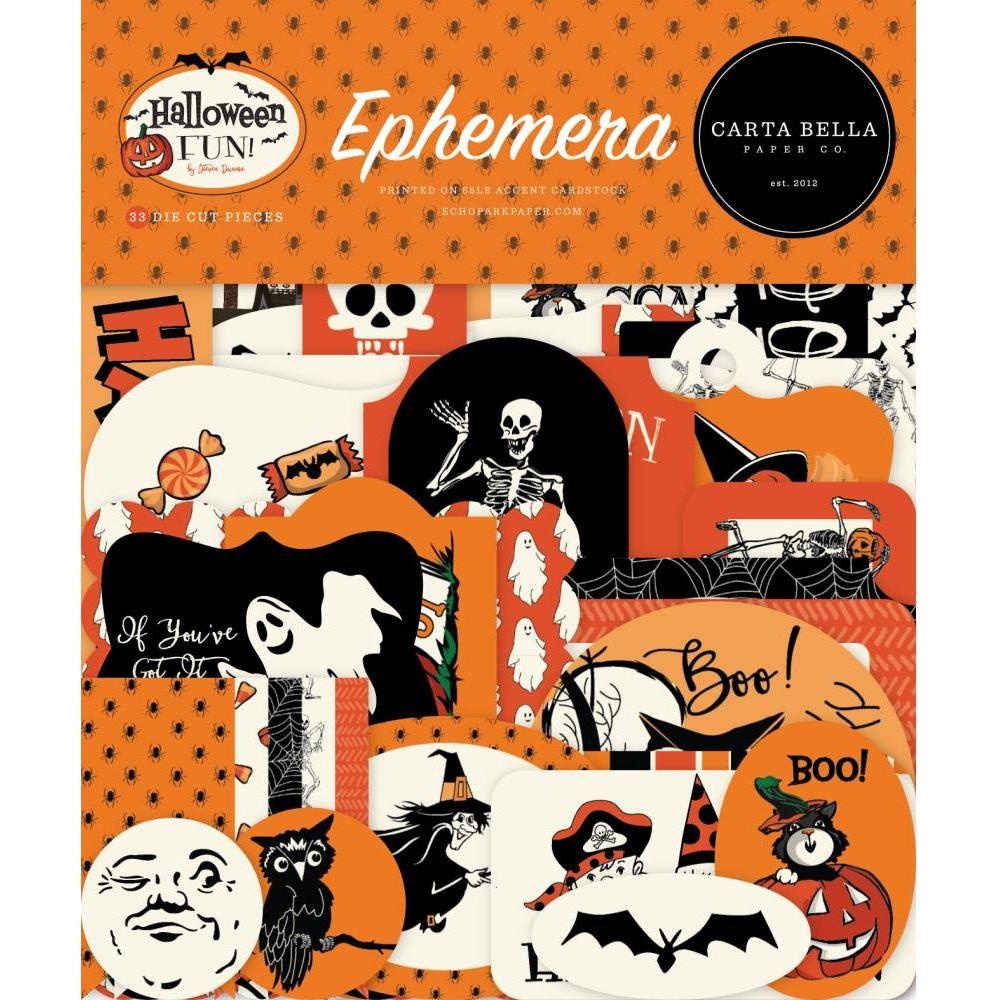 Carta Bella Halloween Fun Ephemera cbfun383024