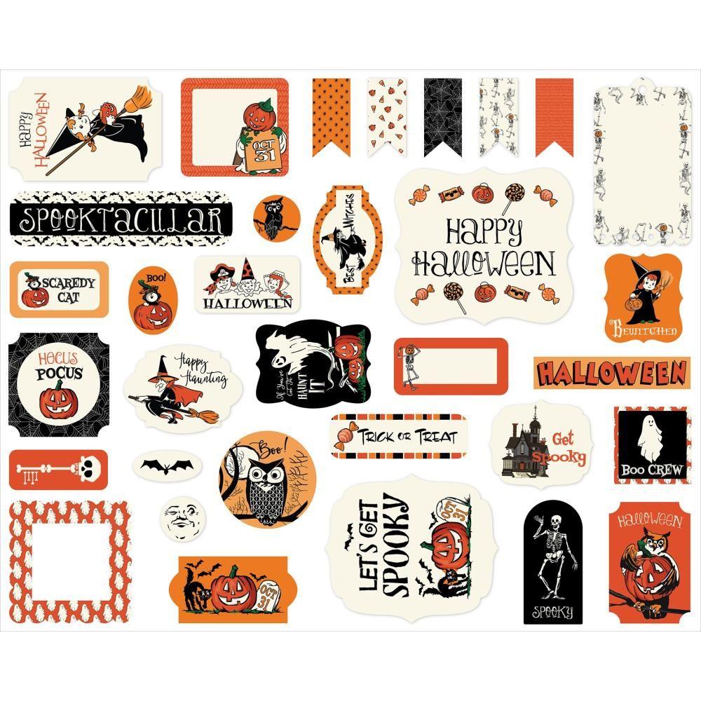 Carta Bella Halloween Fun Ephemera cbfun383024 Detailed Image