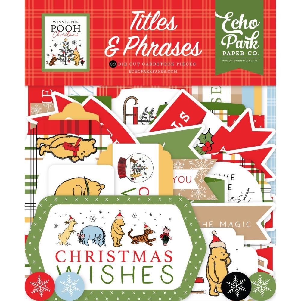 Echo Park Winnie The Pooh Christmas Titles And Phrases wpc386032