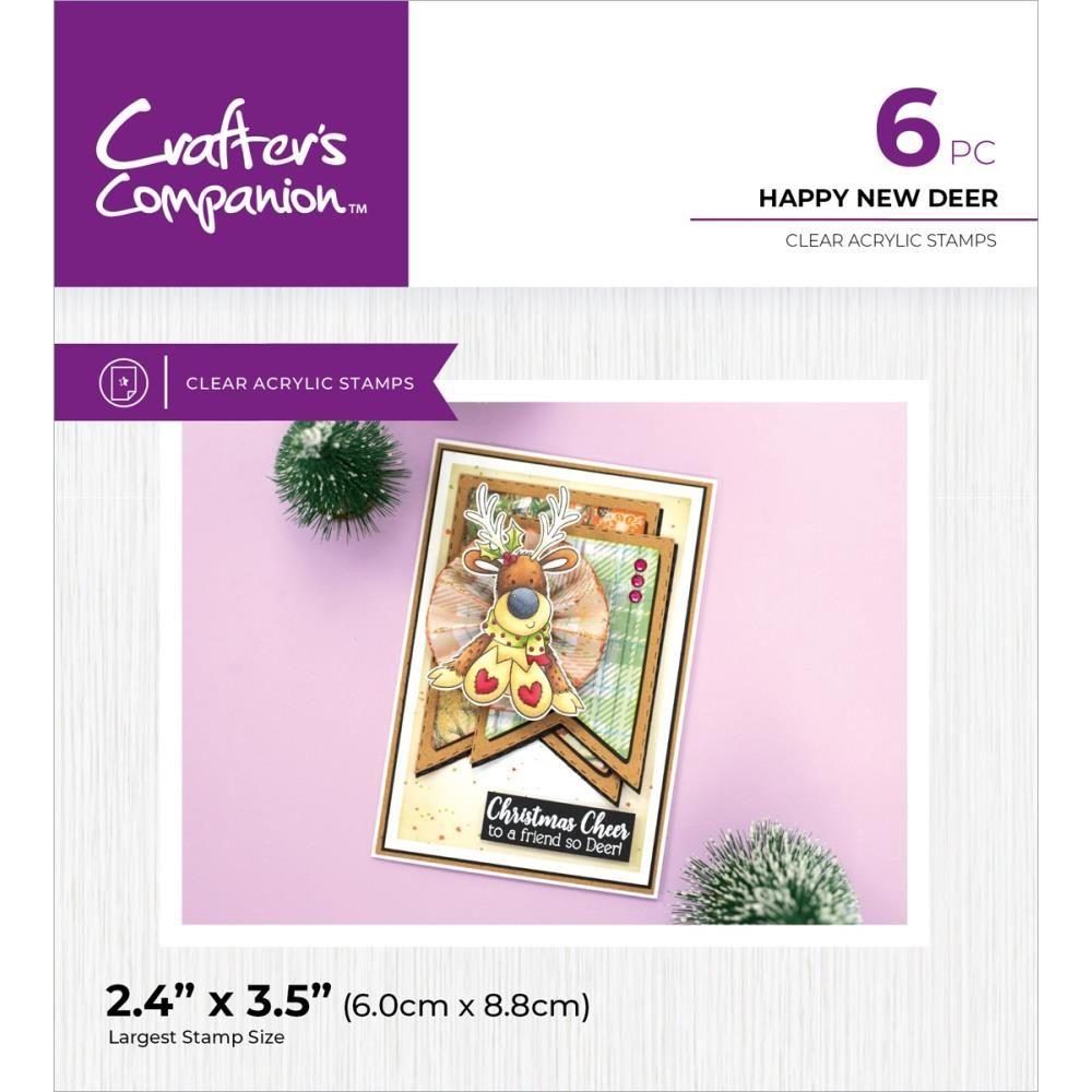 Crafter's Companion Happy New Dear Clear Stamps cc-stp-hnd