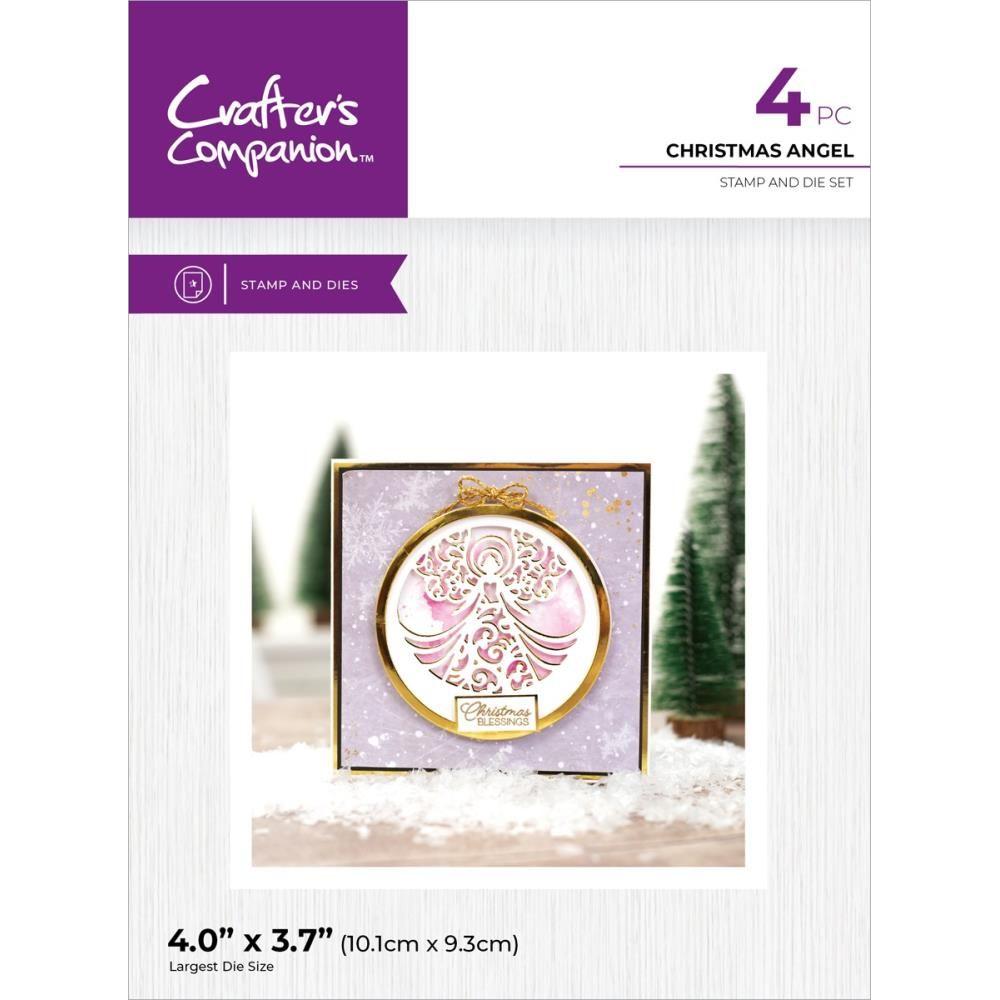 Crafter's Companion Christmas Angel Stamp And Die Set cc-std-chan