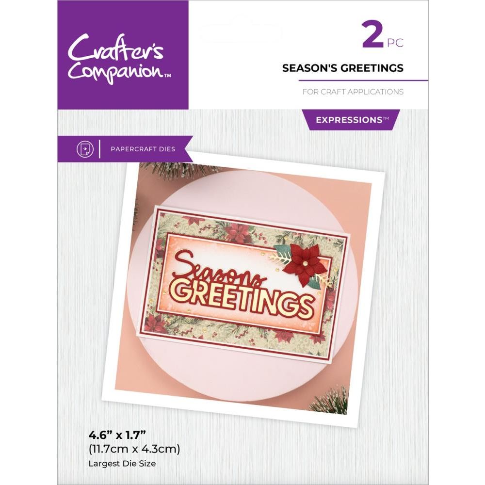 Crafter's Companion Season's Greetings Dies cc-md-exp-seas