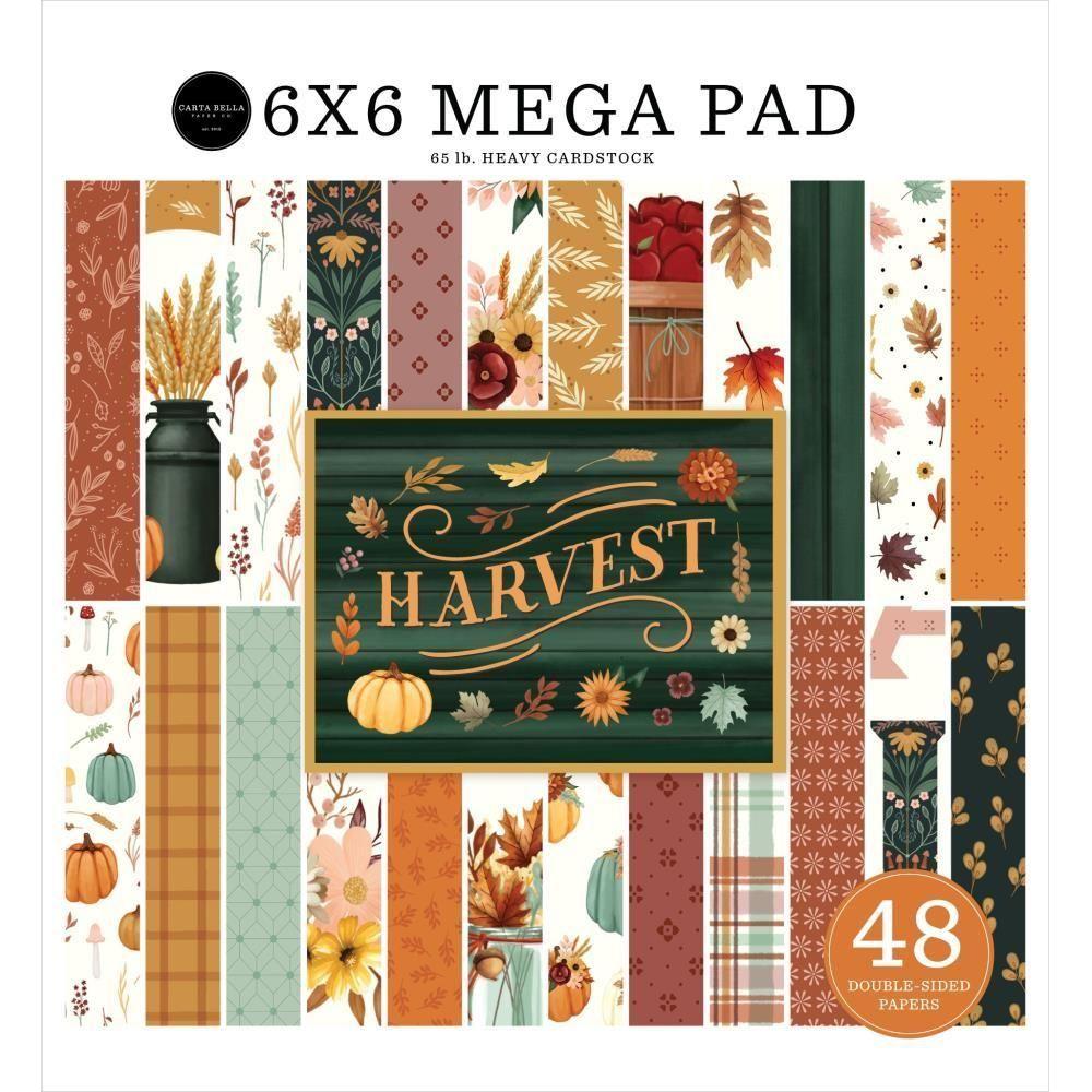 Carta Bella Harvest 6 x 6 Mega Paper Pad cbhv380031