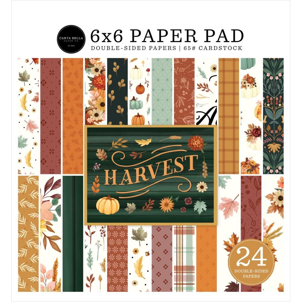 Carta Bella Harvest 6 x 6 Paper Pad cbhv380023