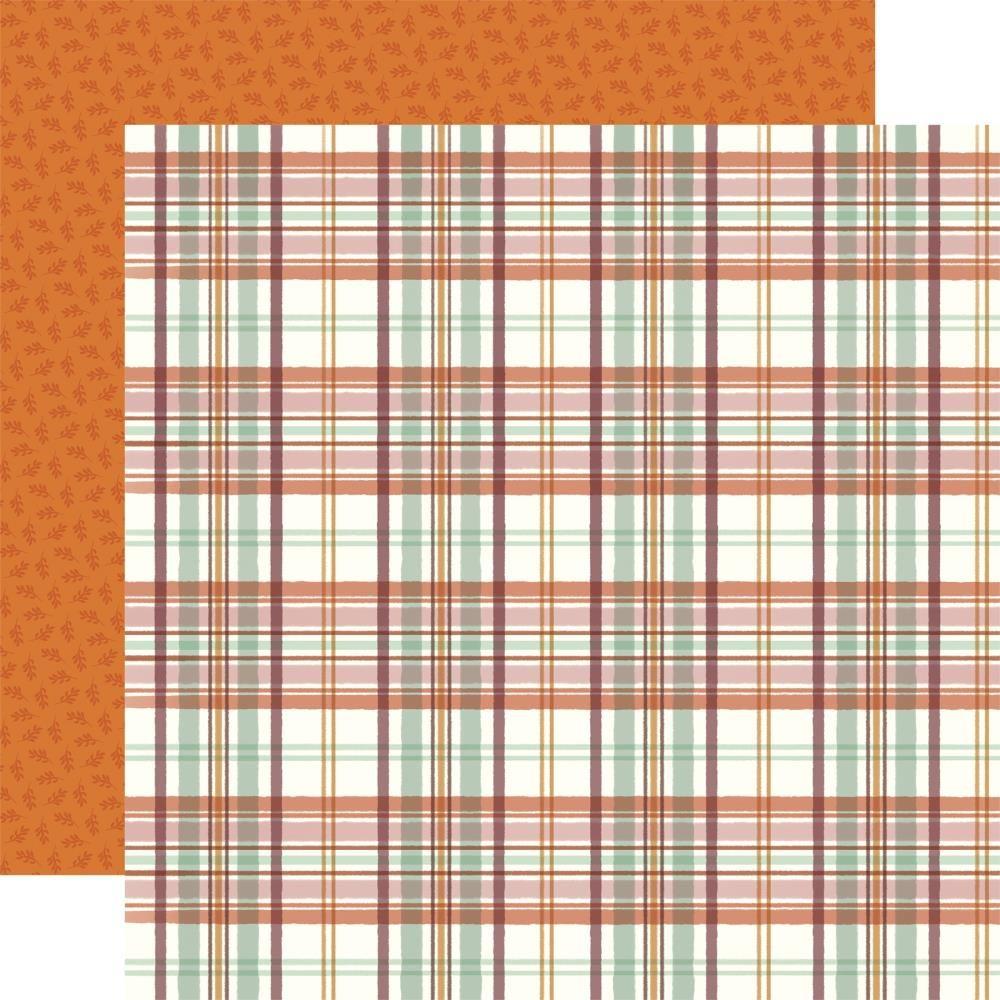 Carta Bella Harvest 12 x 12 Collection Kit cbhv380016 Autumn Time Plaid