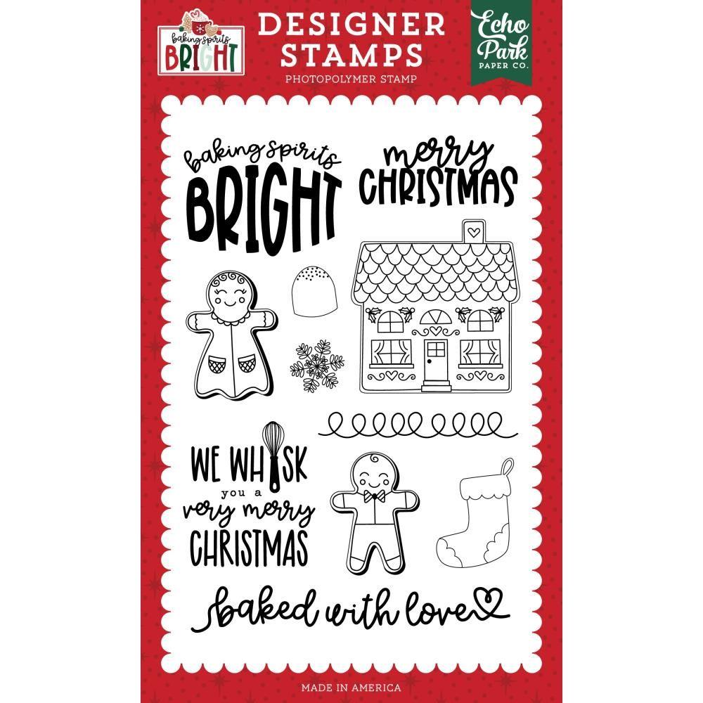 Echo Park Gingerbread Clear Stamps bsb388044