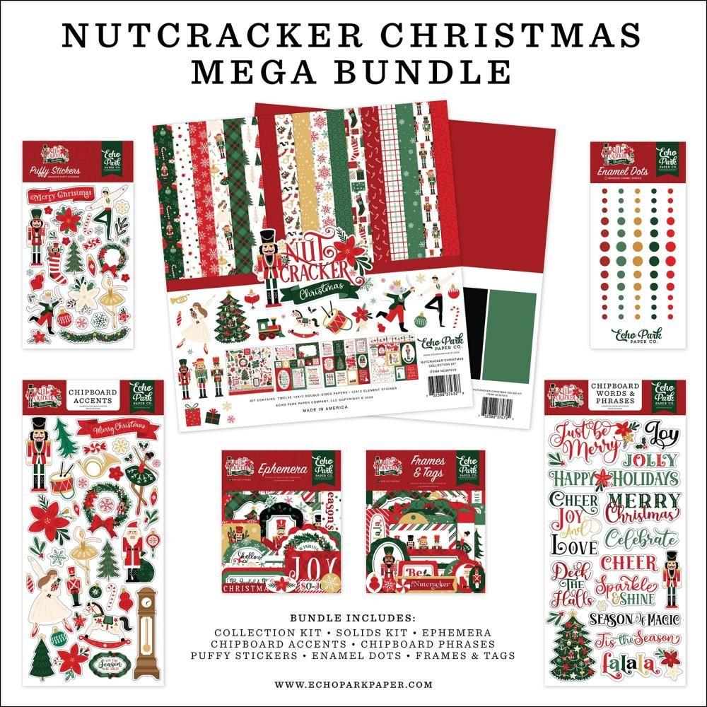 Echo Park Nutcracker Christmas 12 x 12 Mega Bundle nc387050