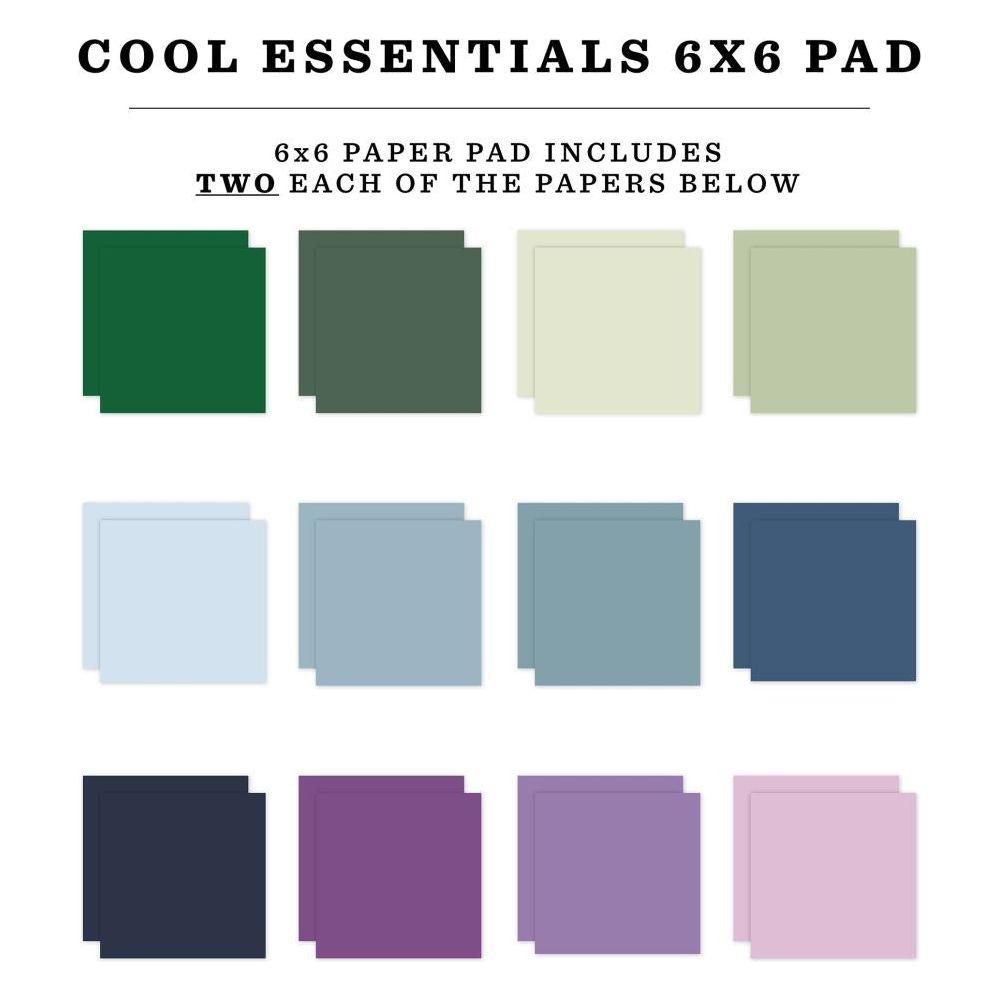 Echo Park Cool Essentials 6 x 6 Paper Pad coe394023 Detailed Product Image