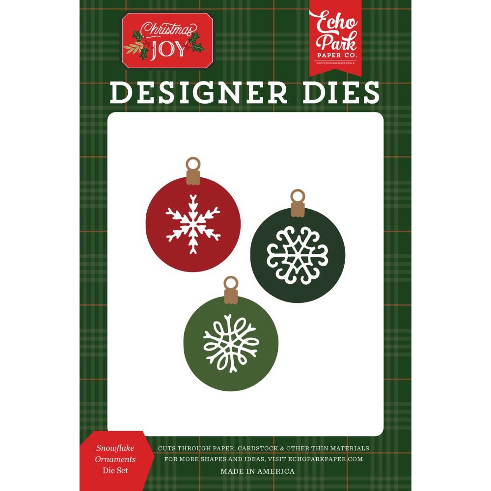 Echo Park Snowflake Ornaments Dies cj385042