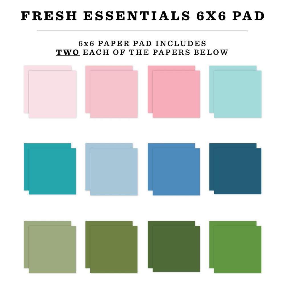 Echo Park Fresh Essentials 6 x 6 Paper Pad fre393023 Alternate View