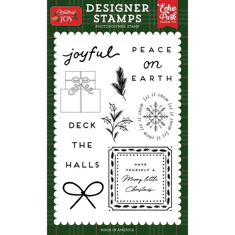 Echo Park Joyful Sprigs Clear Stamps cj385045