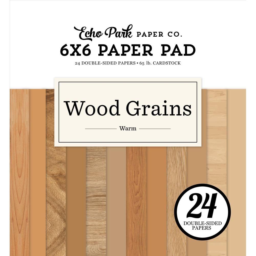 Echo Park Warm Wood Grains 6 x 6 Paper Pad wwg390023