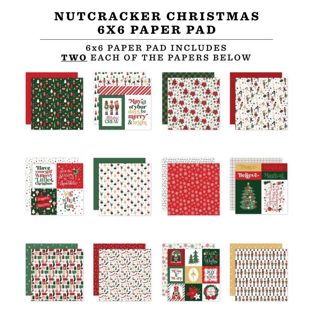 Echo Park Nutcracker Christmas 6 x 6 Paper Pad nc387023 Alternate Image