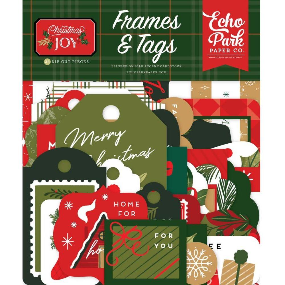 Echo Park Christmas Joy Frames And Tags cj385025