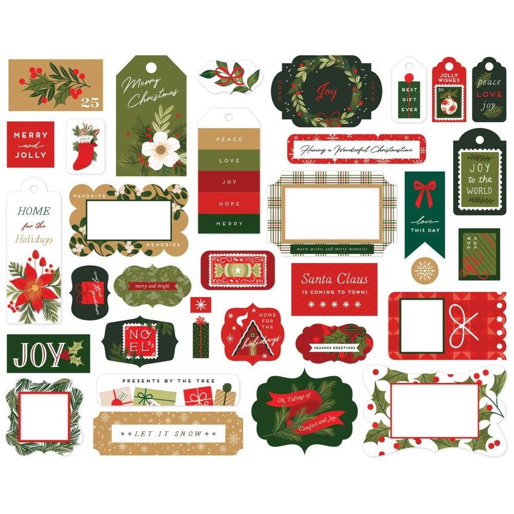 Echo Park Christmas Joy Frames And Tags cj385025 Detailed Product View