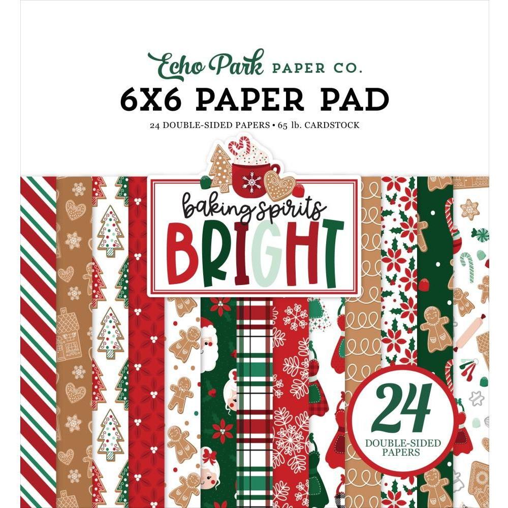 Echo Park Baking Spirits Bright 6 x 6 Paper Pad bsb388023