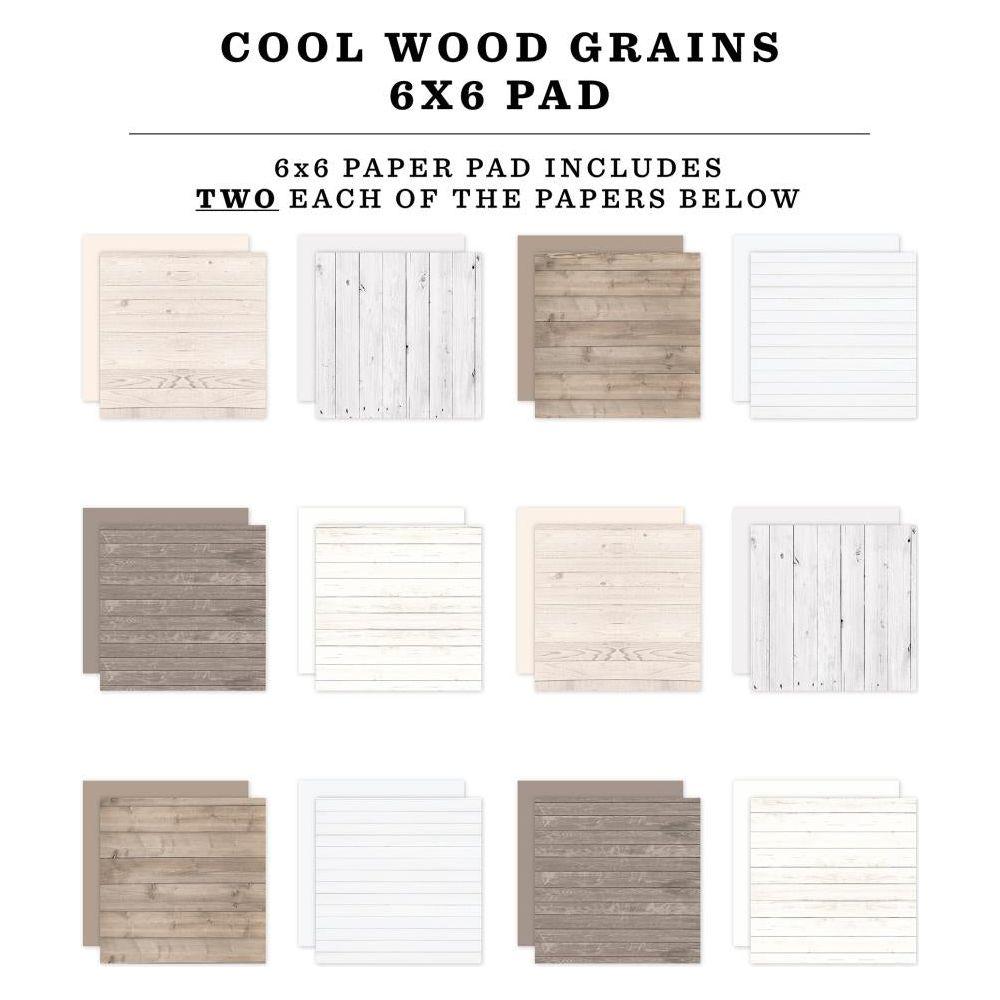 Echo Park Cool Wood Grains 6 x 6 Paper Pad cwg389023 Alternate Image