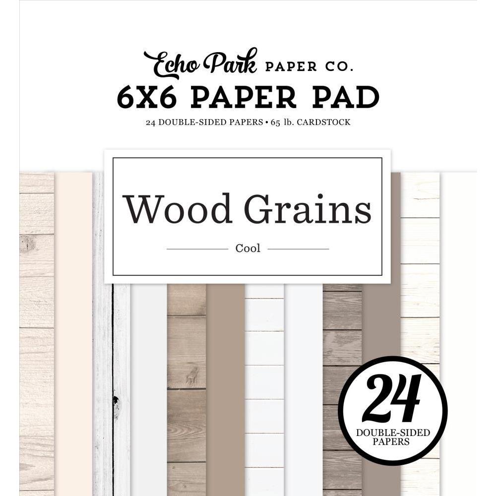 Echo Park Cool Wood Grains 6 x 6 Paper Pad cwg389023