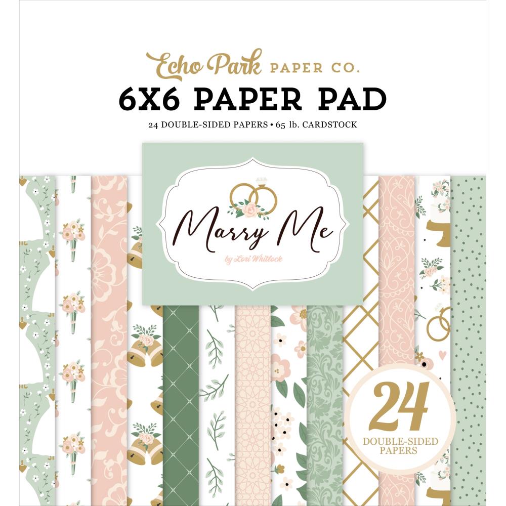 Echo Park Marry Me 6 x 6 Paper Pad mry400023