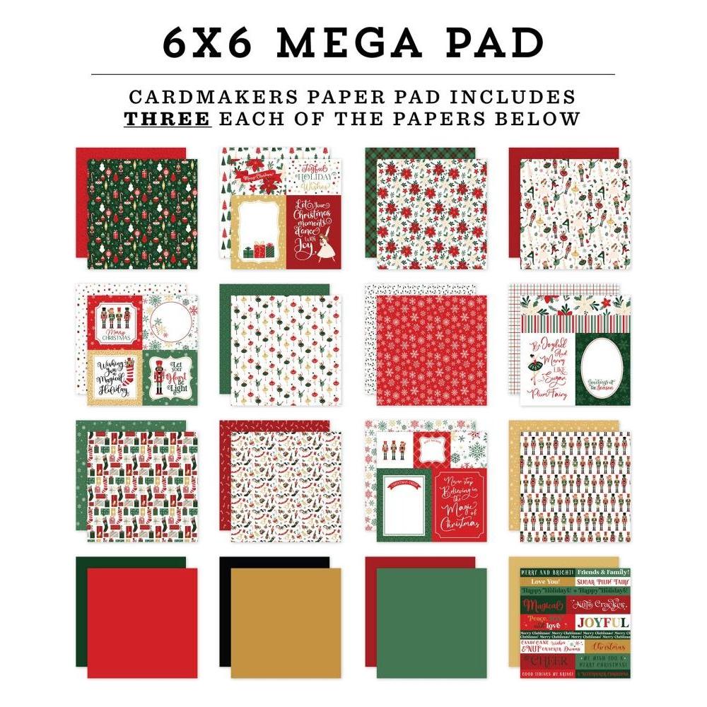 Echo Park Nutcracker Christmas 6 x 6 Mega Pad nc387031 Alternate Image