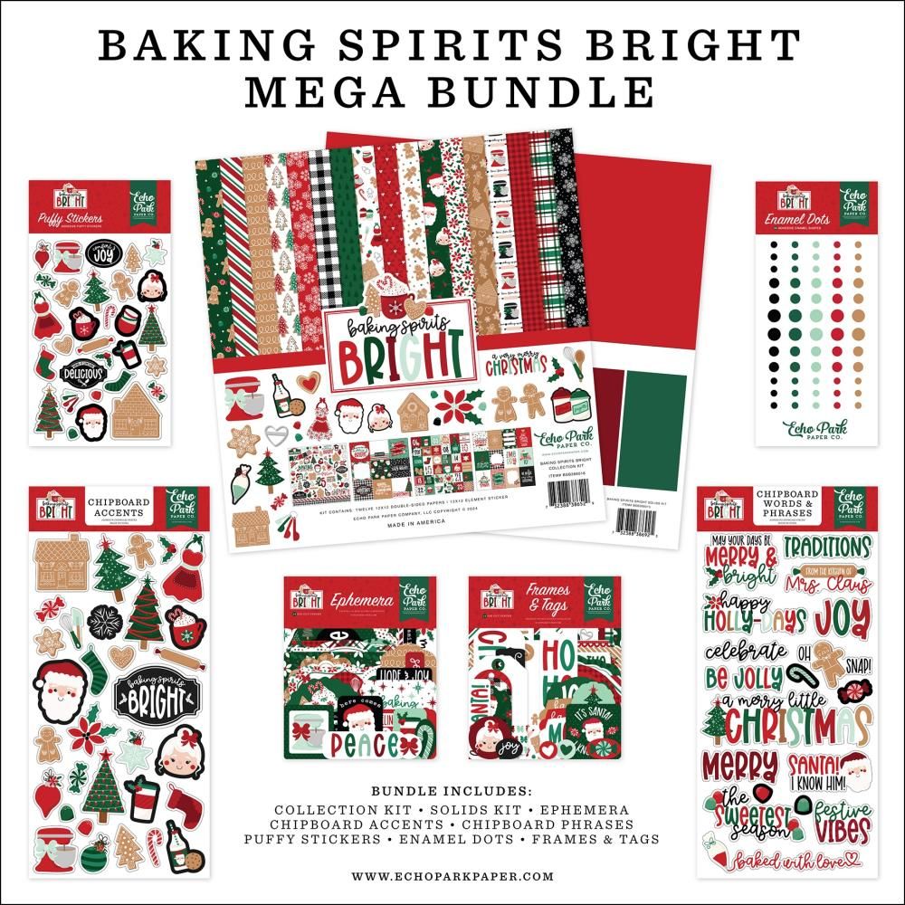 Echo Park Baking Spirits Bright 12 x 12 Mega Bundle bsb388050