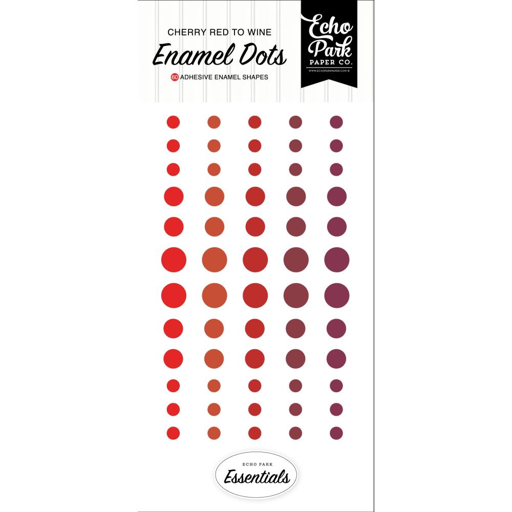 Echo Park Red Essentials Enamel Dots re392028