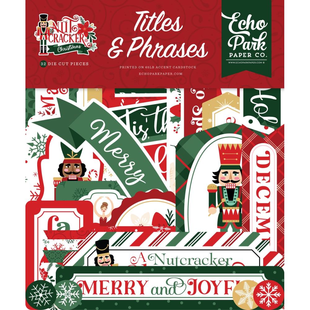 Echo Park Nutcracker Christmas Titles And Phrases nc387032