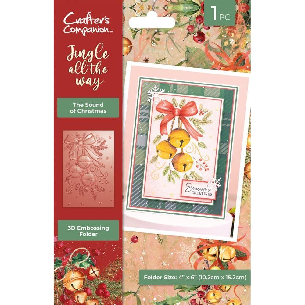 Crafter's Companion The Sound Of Christmas 3D Embossing Folder jatw-3d-ef-sou