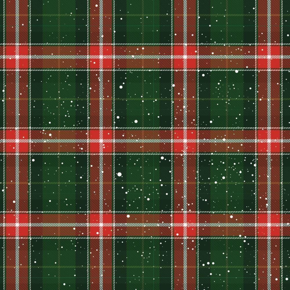 Crafter's Companion Jingle All The Way 6 x 6 Paper Pad jatw-pad6 Snowfall Christmas Plaid