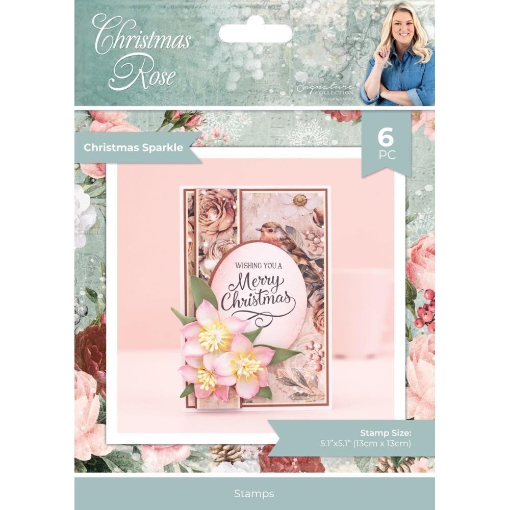 Crafter's Companion Christmas Sparkle Clear Stamps s-cr-ca-st-chsp