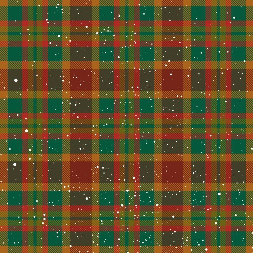 Crafter's Companion Jingle All The Way 12 x 12 Paper Pad jatw-pad12 Dark Holiday Plaid