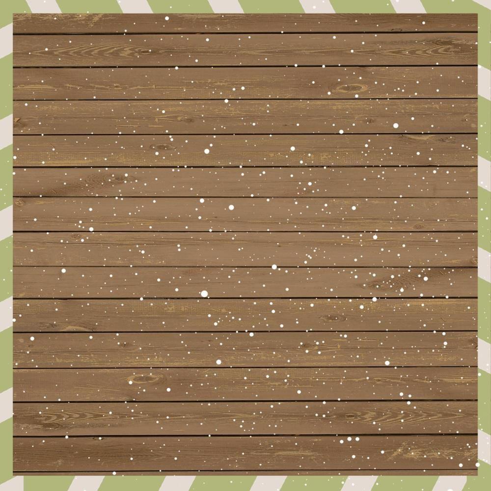 Crafter's Companion Jingle All The Way 12 x 12 Paper Pad jatw-pad12 Speckled Holiday Wood Paneling